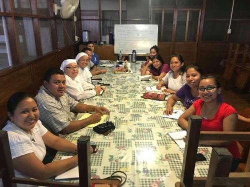 english class with hdlf staff