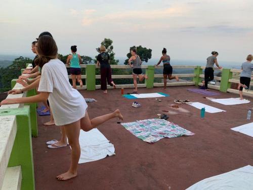 morning rooftop workouts