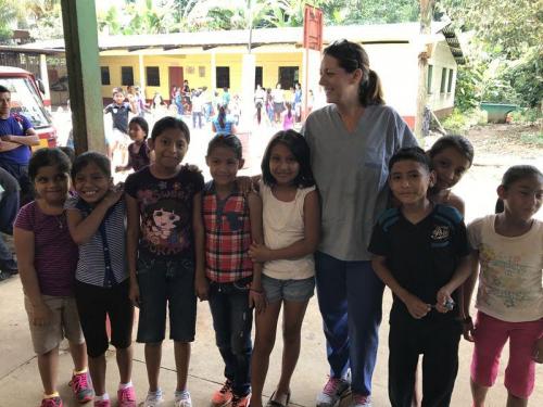 visit to local school for eye checks